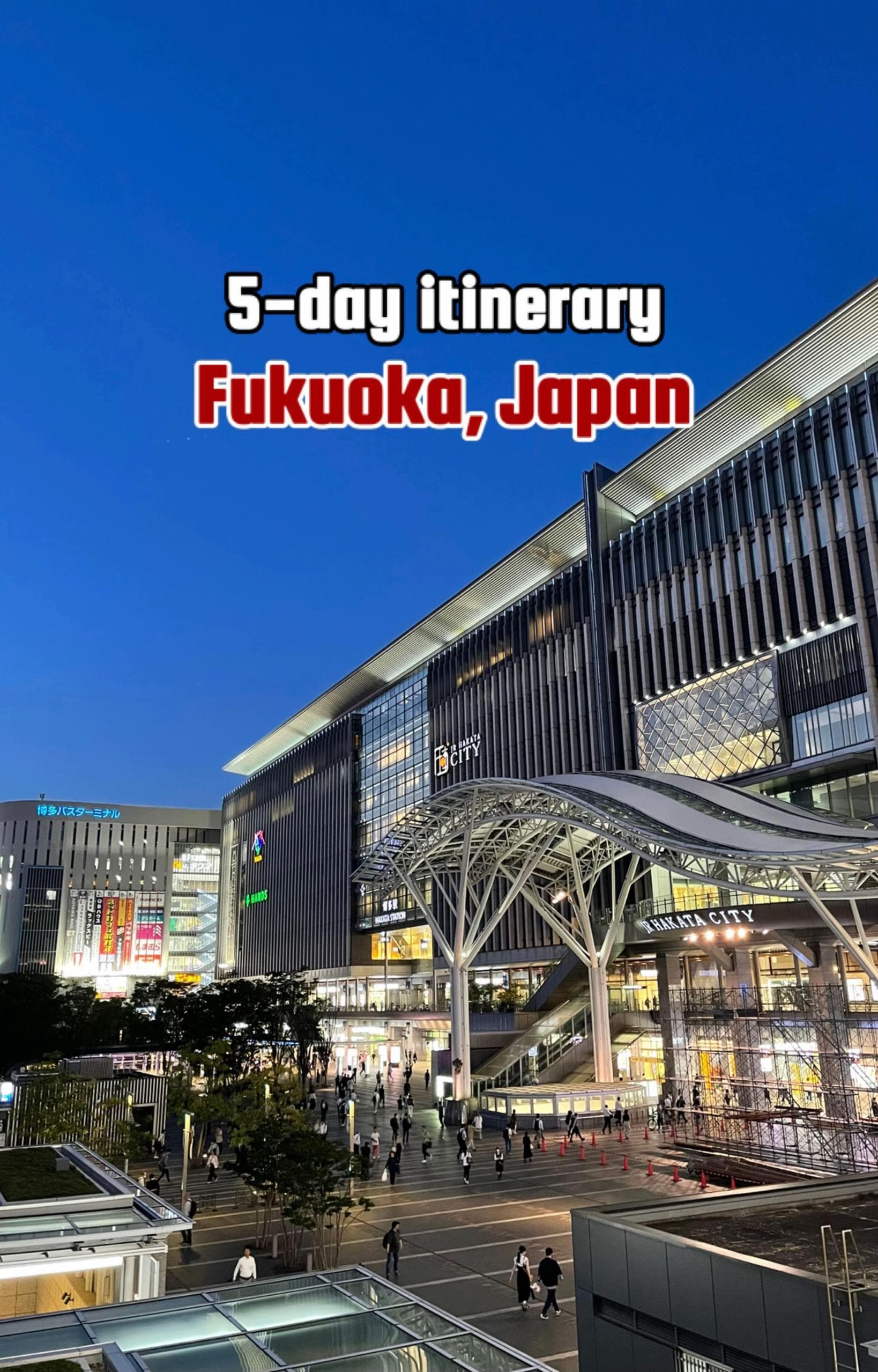 Fukuoka Itinerary: City, Culture, and Coastal Escapes