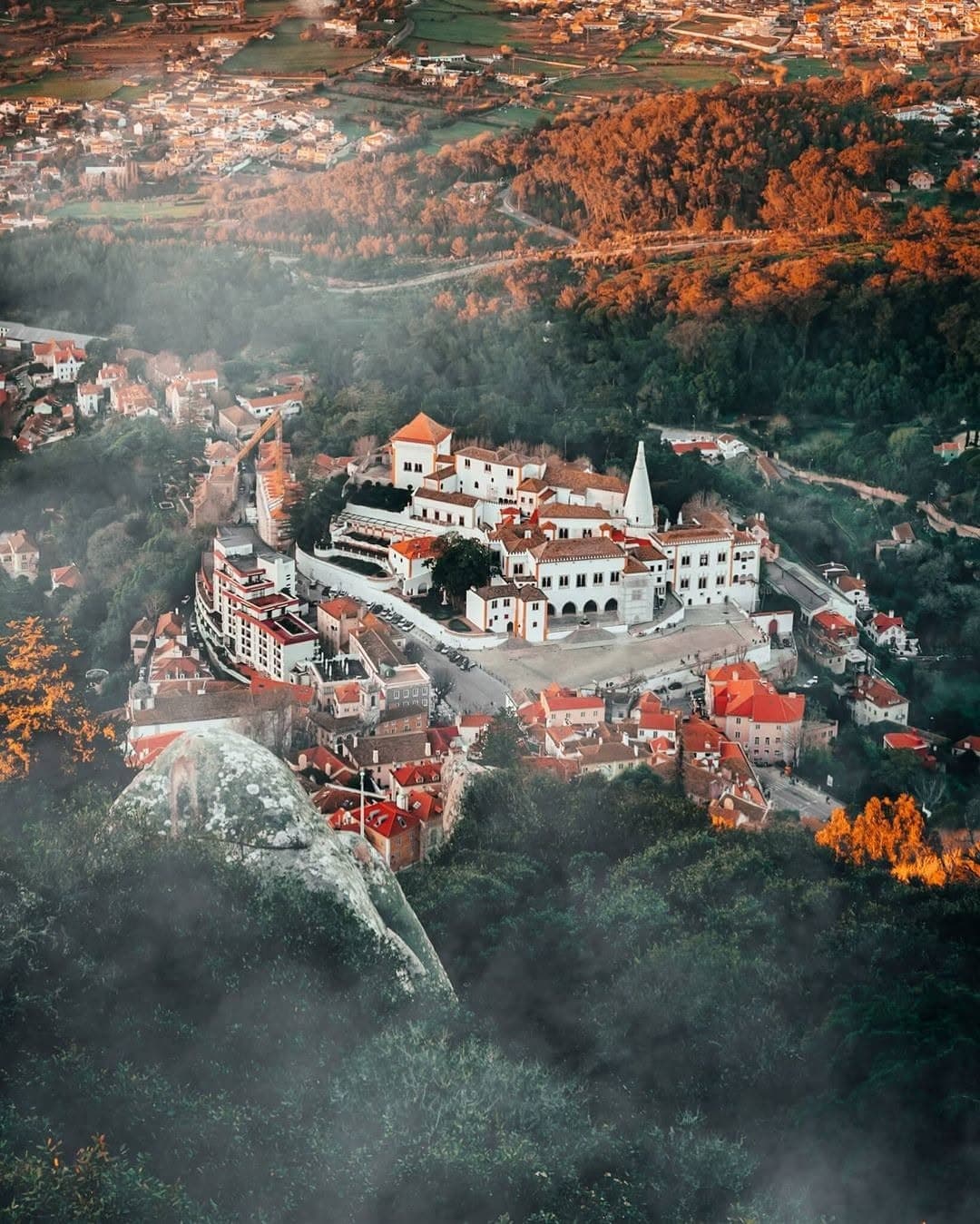 Moorish Castle Overlooks Historic Sintra