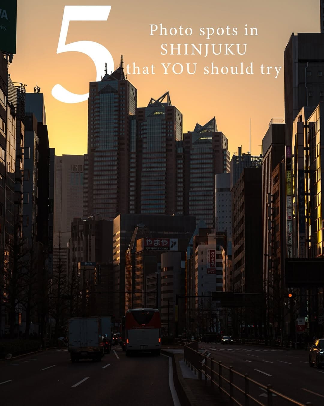 Shinjuku Landmarks For Your Photos