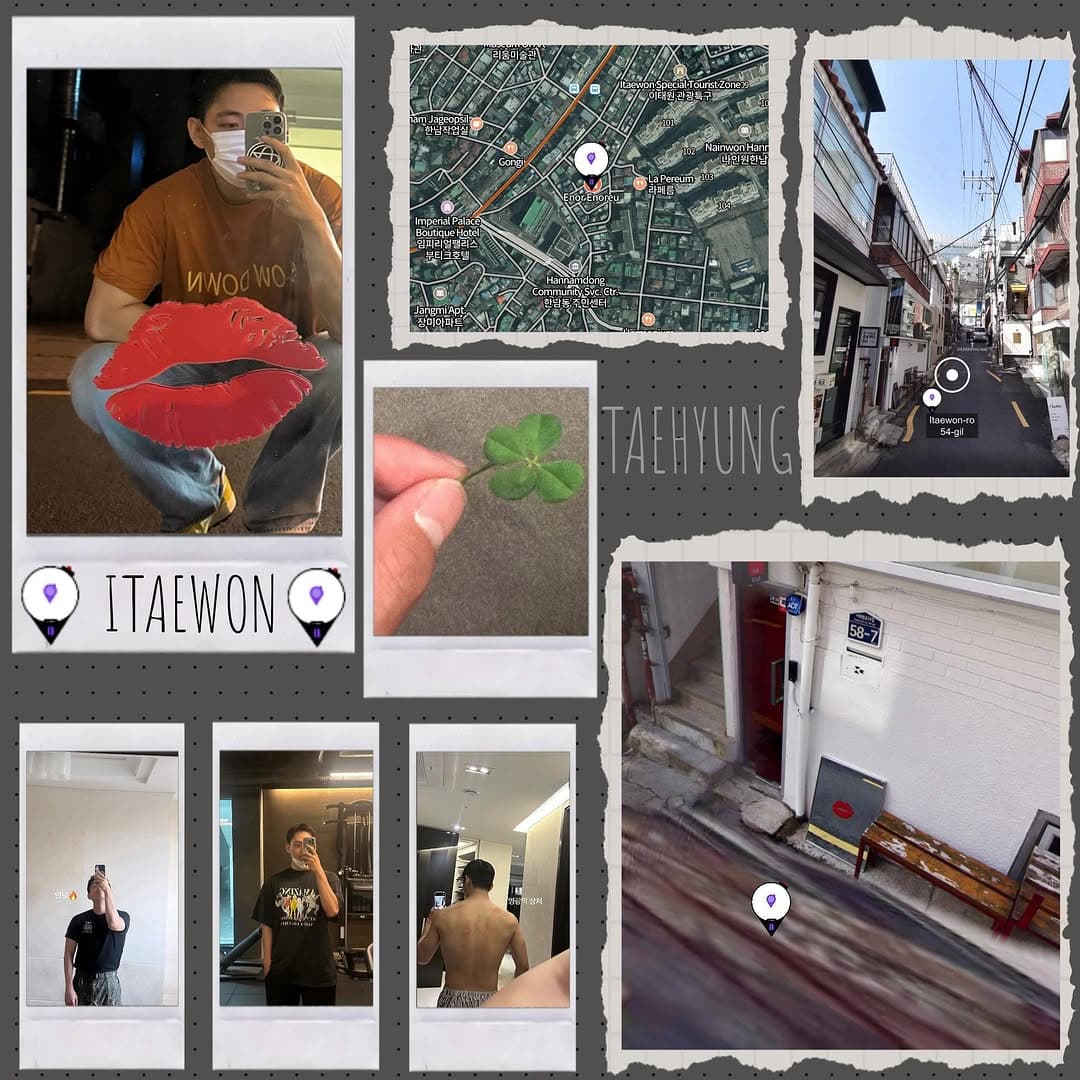 Taehyung's Mirror Selfie Spot in Itaewon