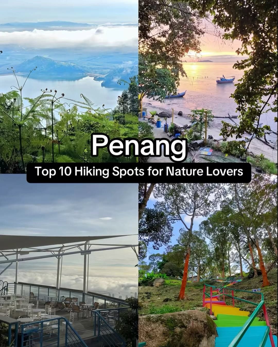 Penang Hill and Beach Destinations