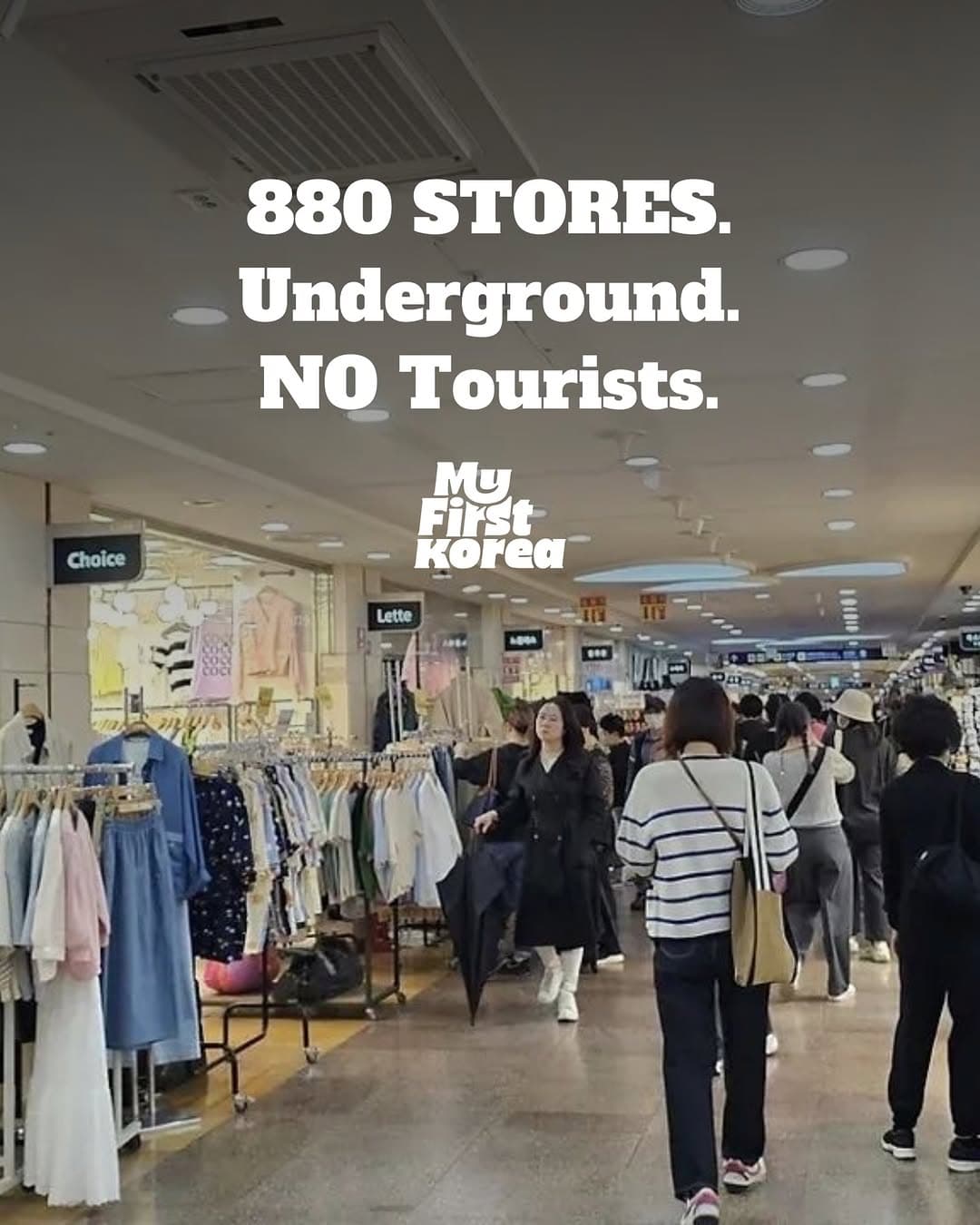 Seoul's Vast Underground Shopping Destination