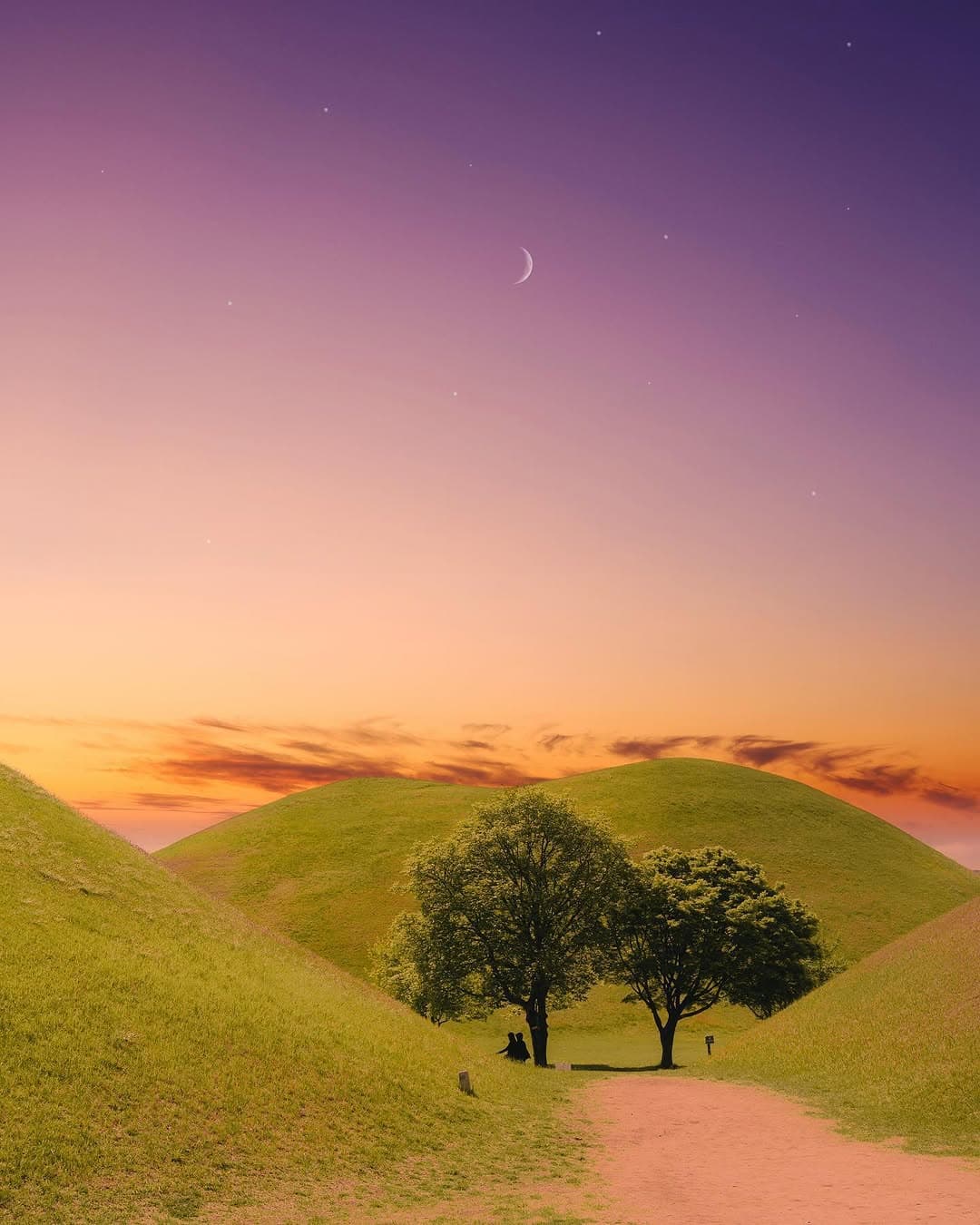 Two Korean Sites For Golden Hour Views