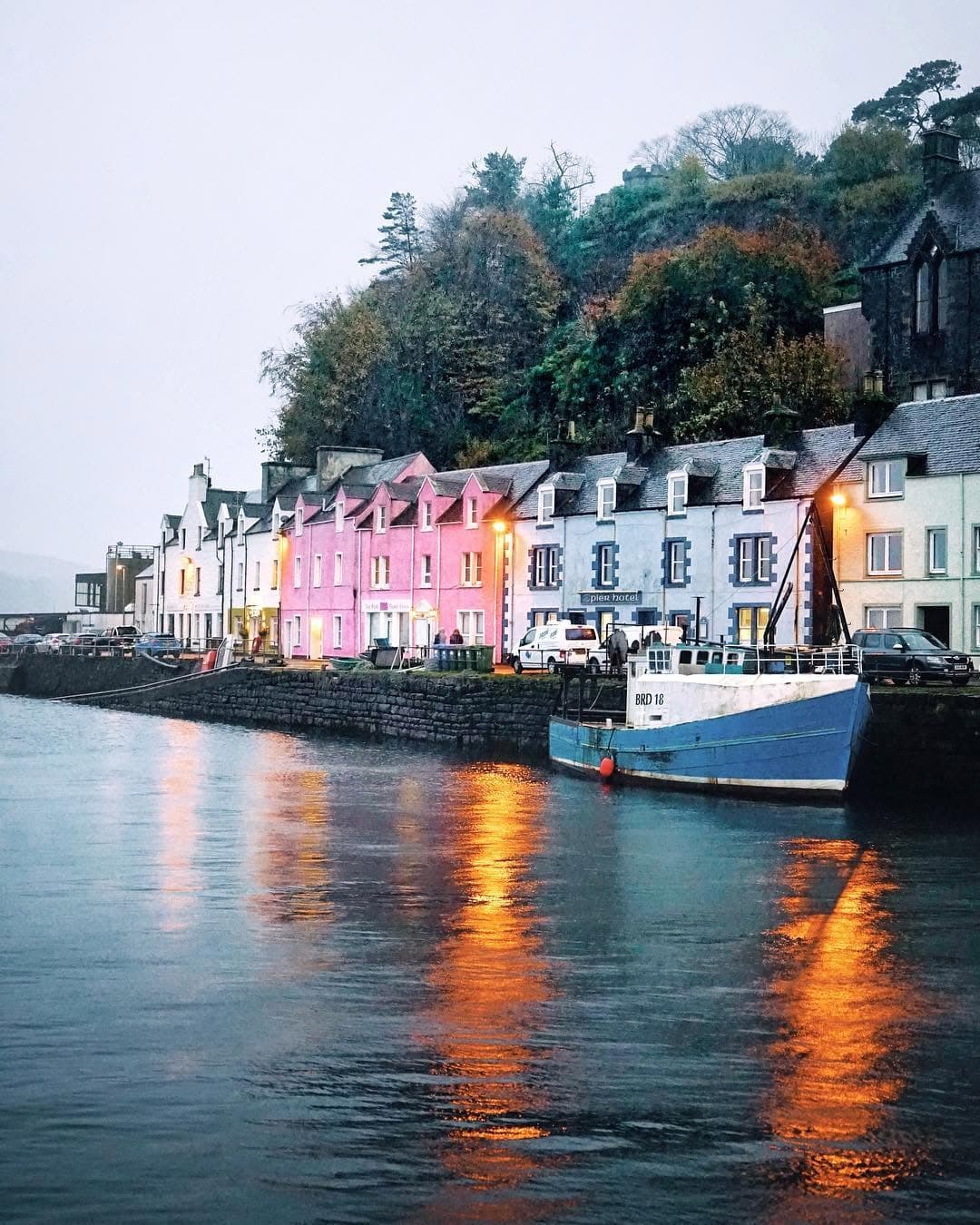 Sunset Over Portree Harbour