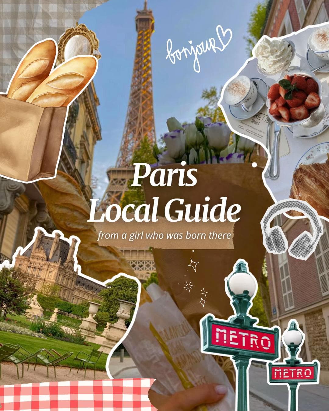 Parisian Landmarks and Cafes