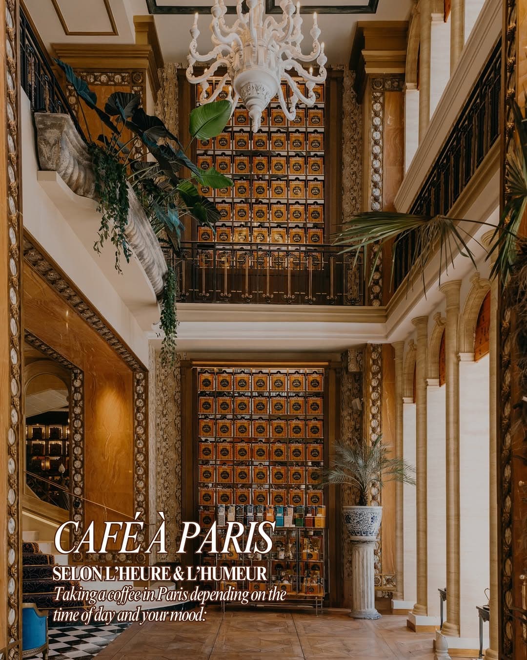 Parisian Cafes With Beautiful Interiors