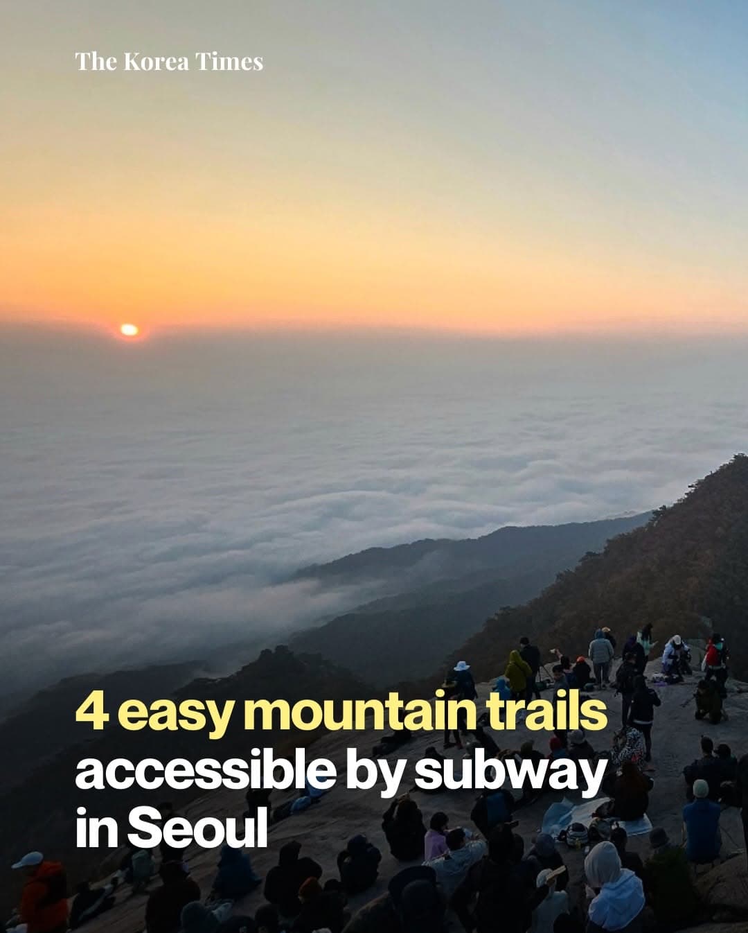 Seoul's Accessible Mountains Offer City Views