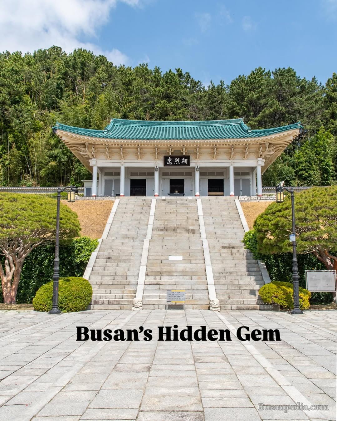 Chungnyeolsa Shrine in Dongnae-gu, Busan