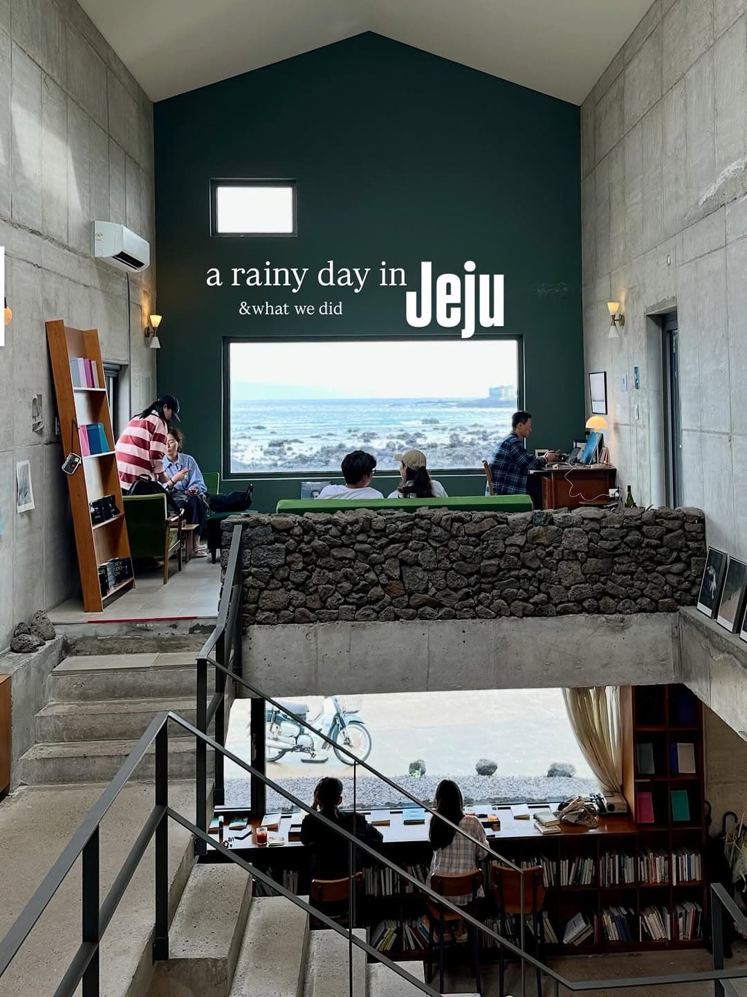 Jeju Island's Charm on a Rainy Day