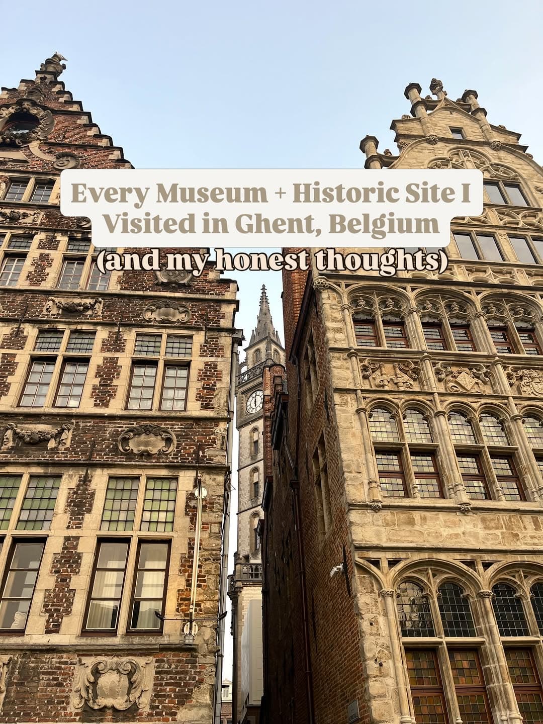 Ghent's Castles, Cathedrals, and Museums