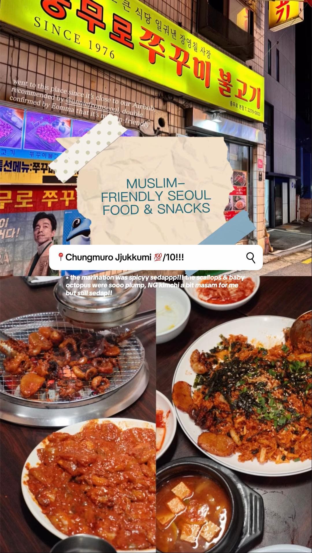 Seoul and Gapyeong Food and Snack Guide