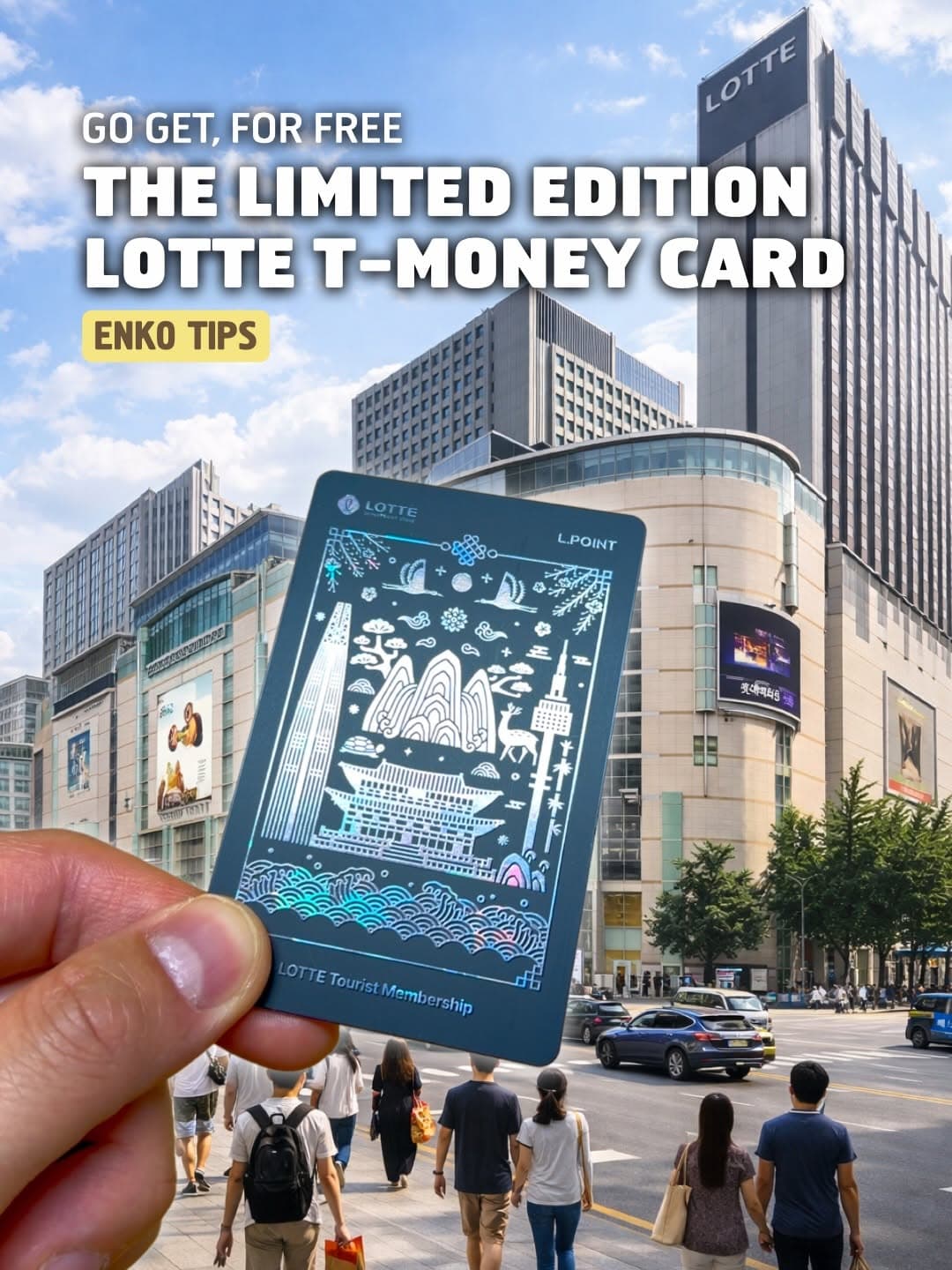 Lotte Department Store Offers Free T-Money Card