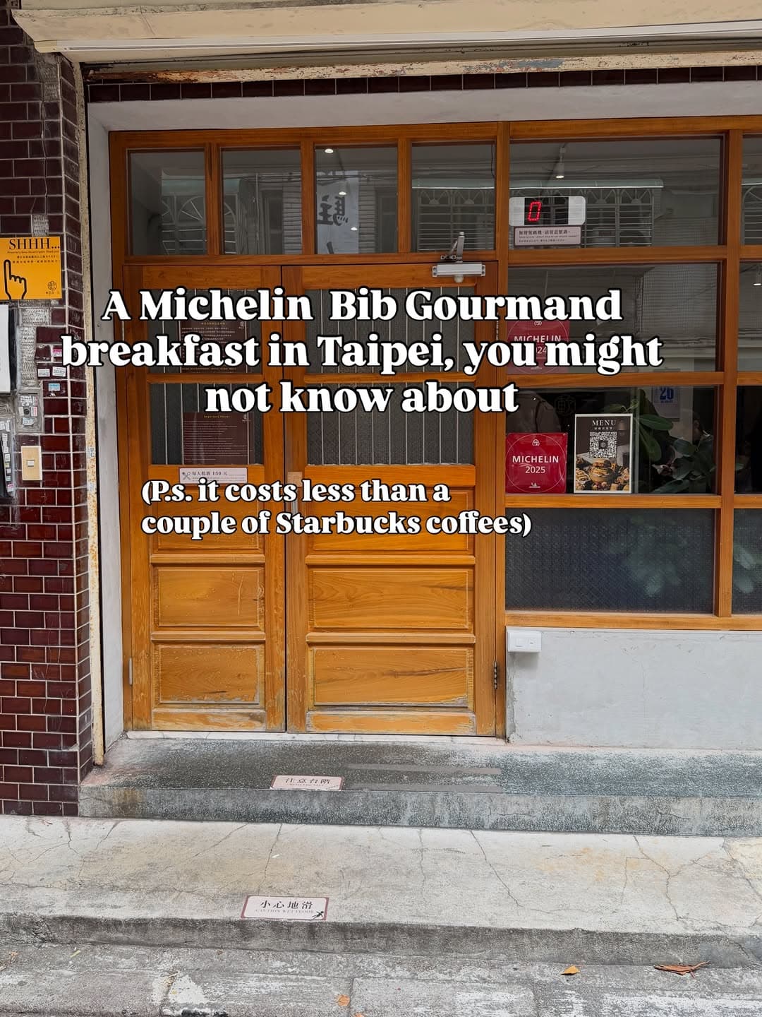 Michelin Bib Gourmand Breakfasts In Taipei