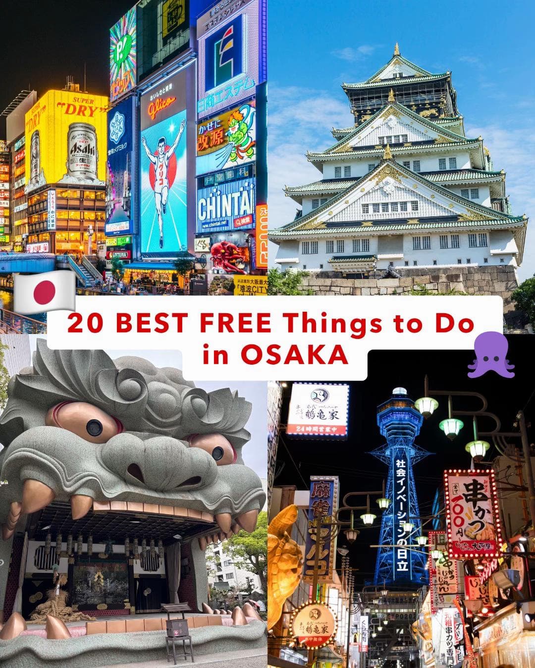 Osaka's Free Attractions and Cultural Sites