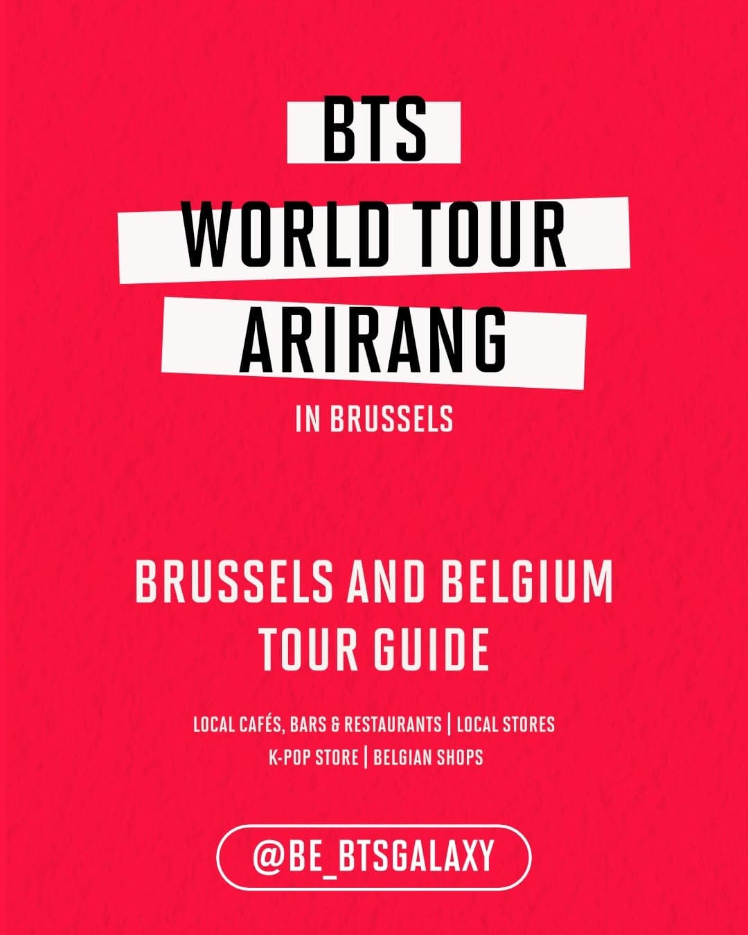 Brussels Food and Travel Guide for BTS Fans