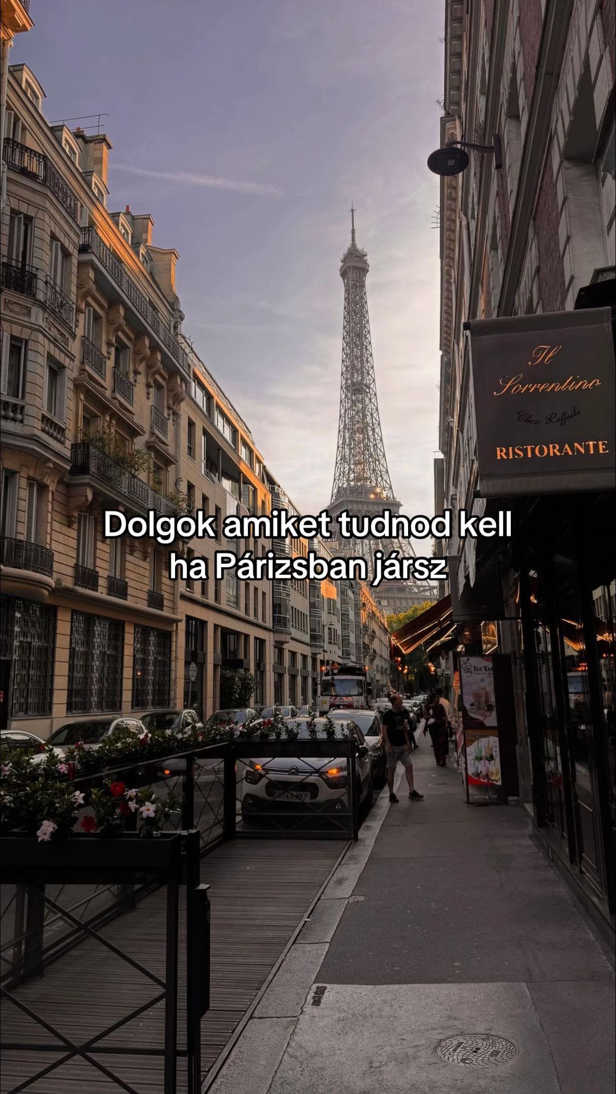 Parisian Landmarks And Eateries