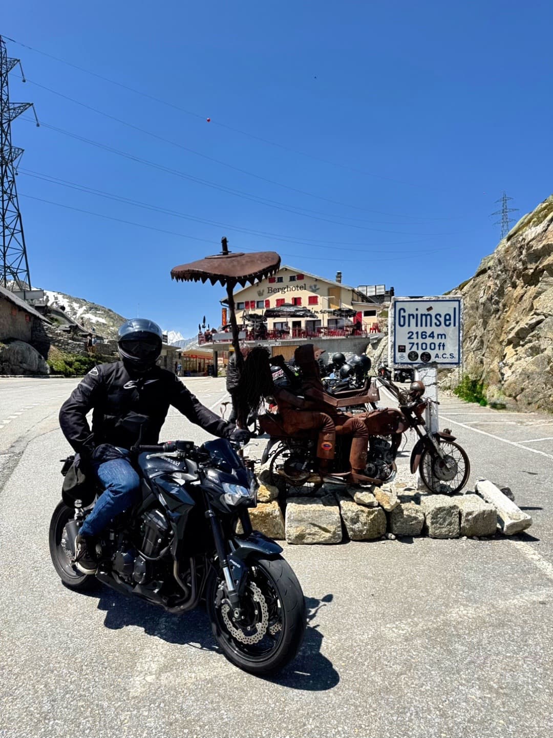 Grimsel Pass And Grimselblick Camping