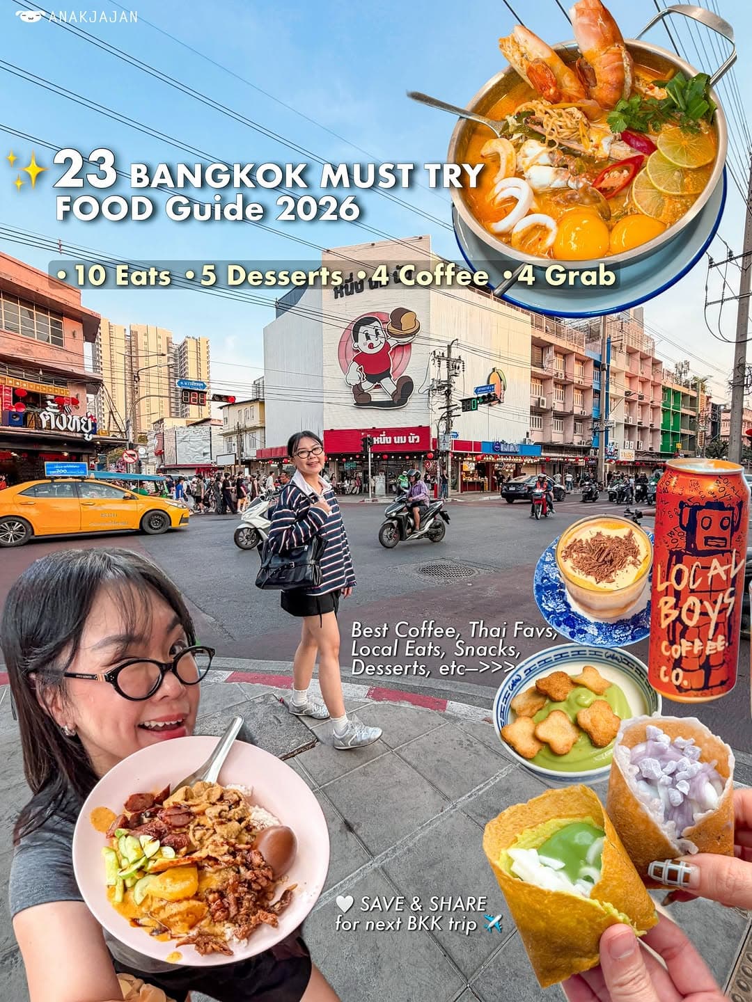 Bangkok Food Guide: Eats, Desserts, and Coffee