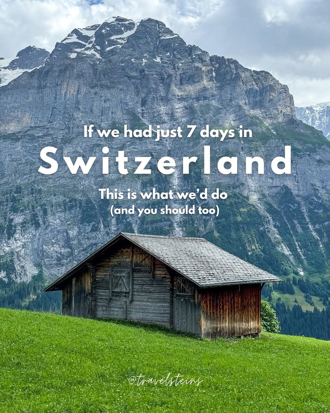 Bern and Swiss Alps Waterfalls, Lakes, and Villages