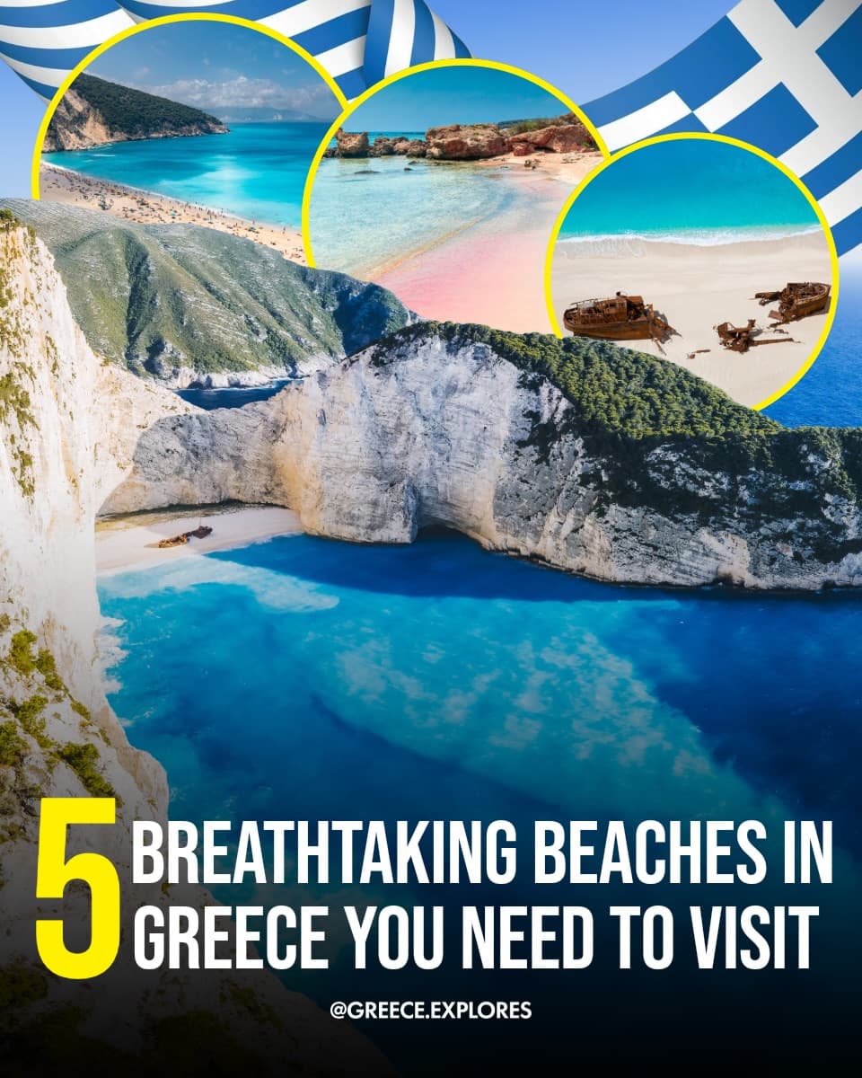 Five Breathtaking Greek Beaches