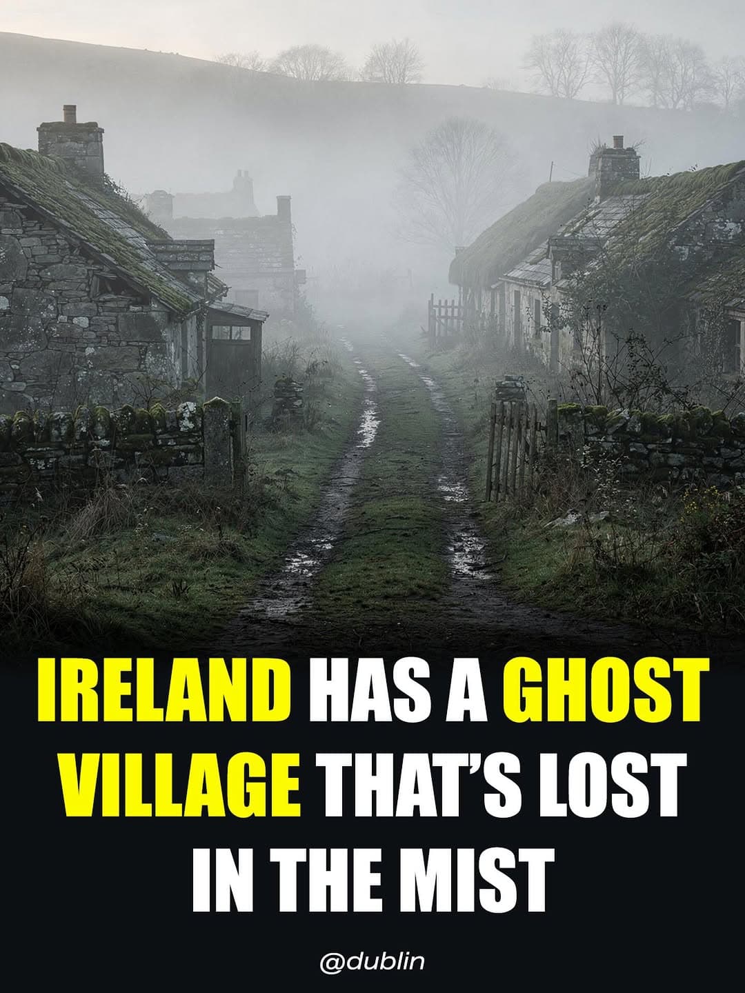 Achill Island's Deserted Village And Slievemore