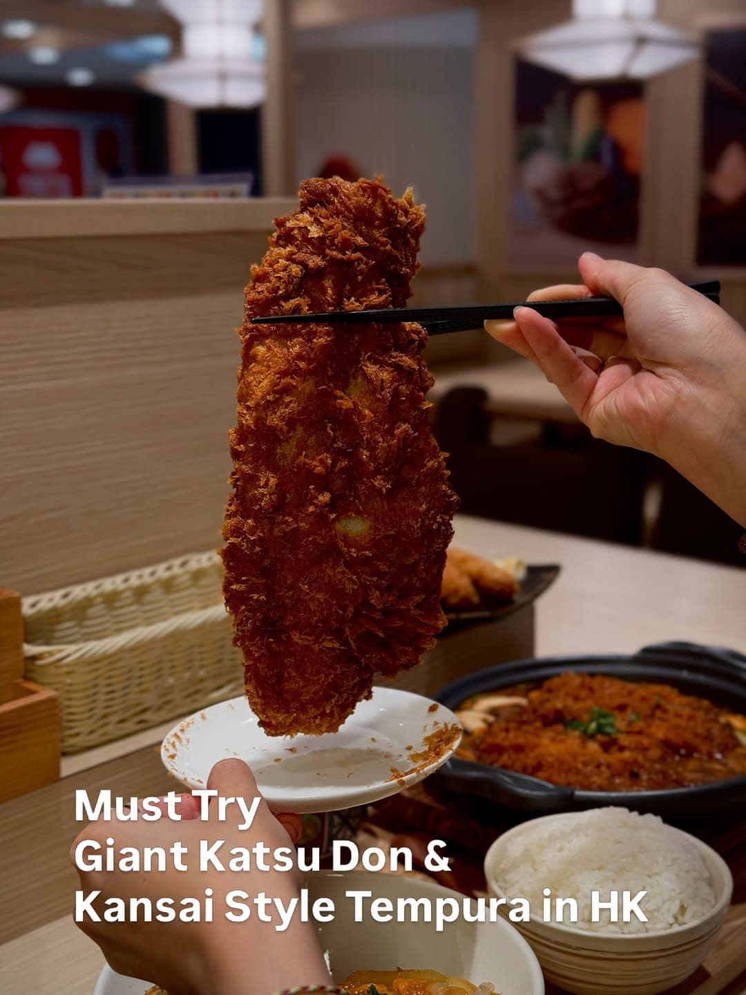 MOKO: Must Try Giant Katsudon & Tempura
