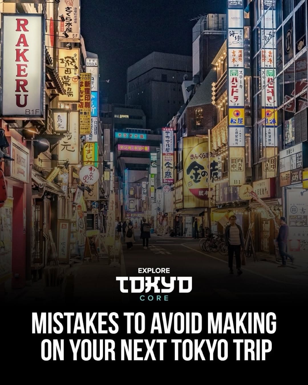 Things To Avoid When Visiting Tokyo
