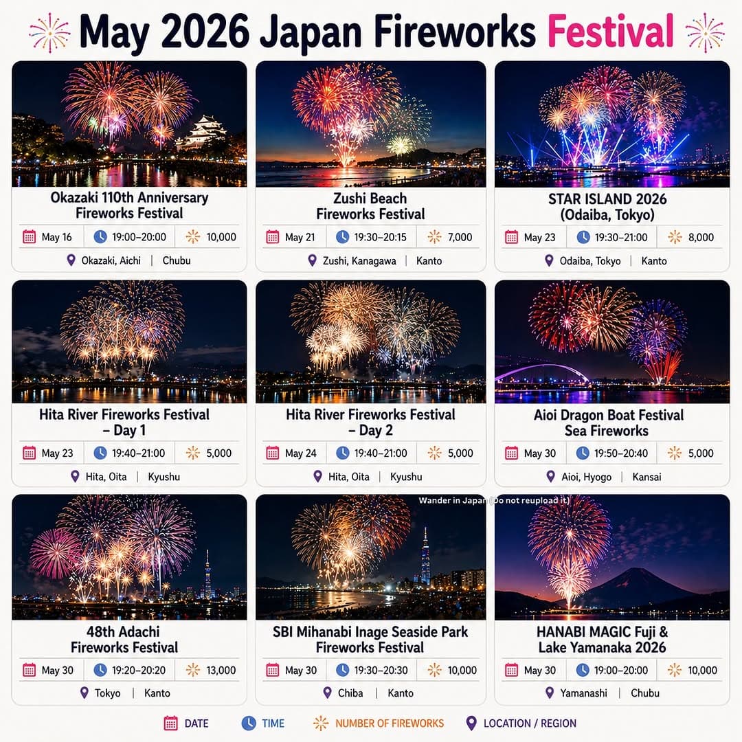 Fireworks Festivals Across Japan