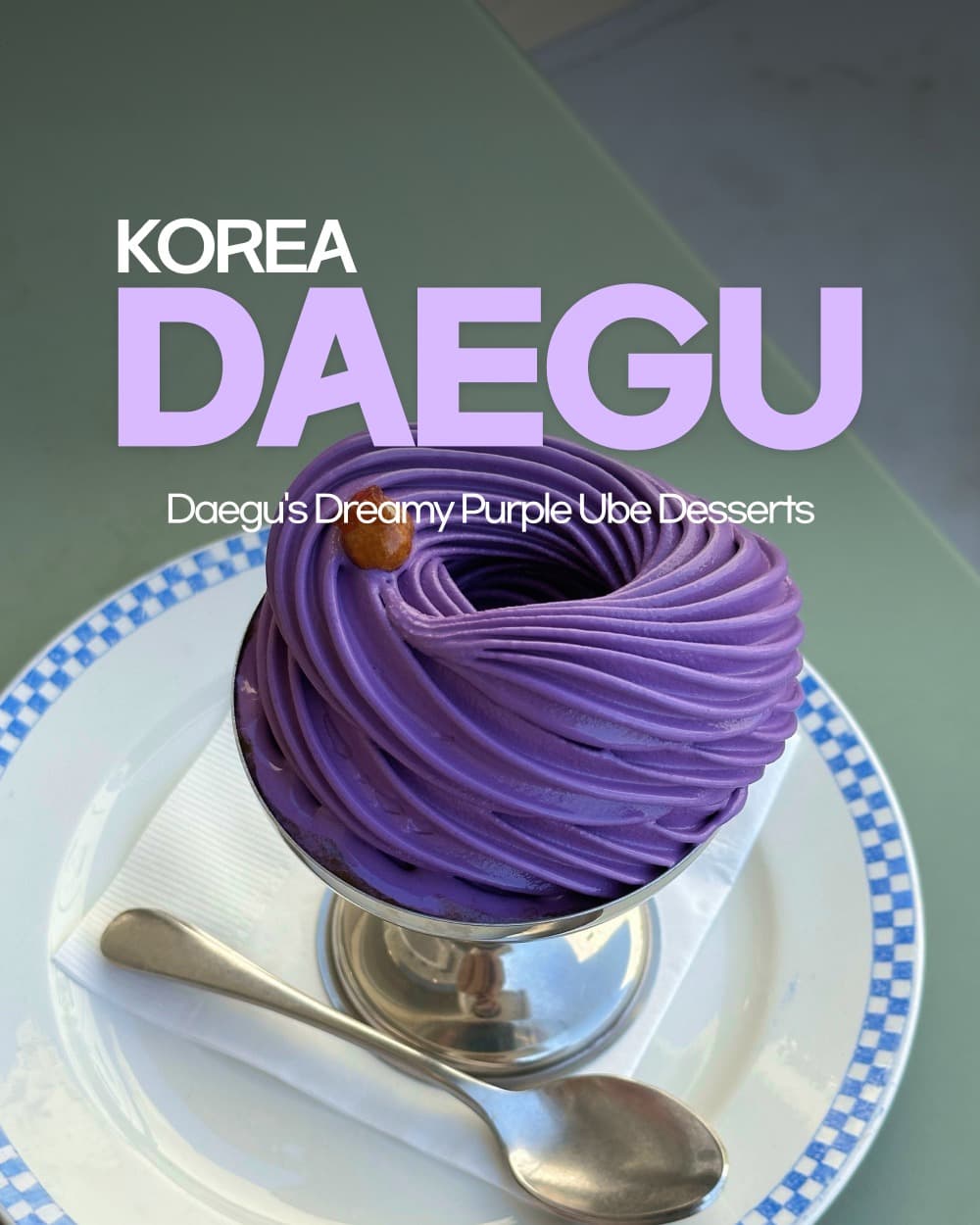 Daegu Cafes Featuring Trendy Ube Desserts