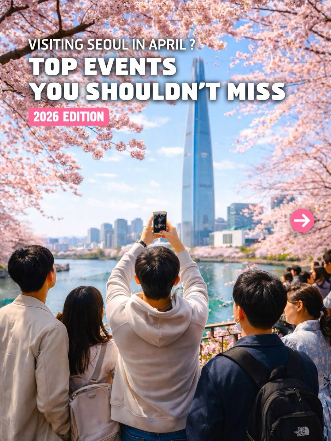 Seoul Spring Events At Hangang River and Lotte Tower