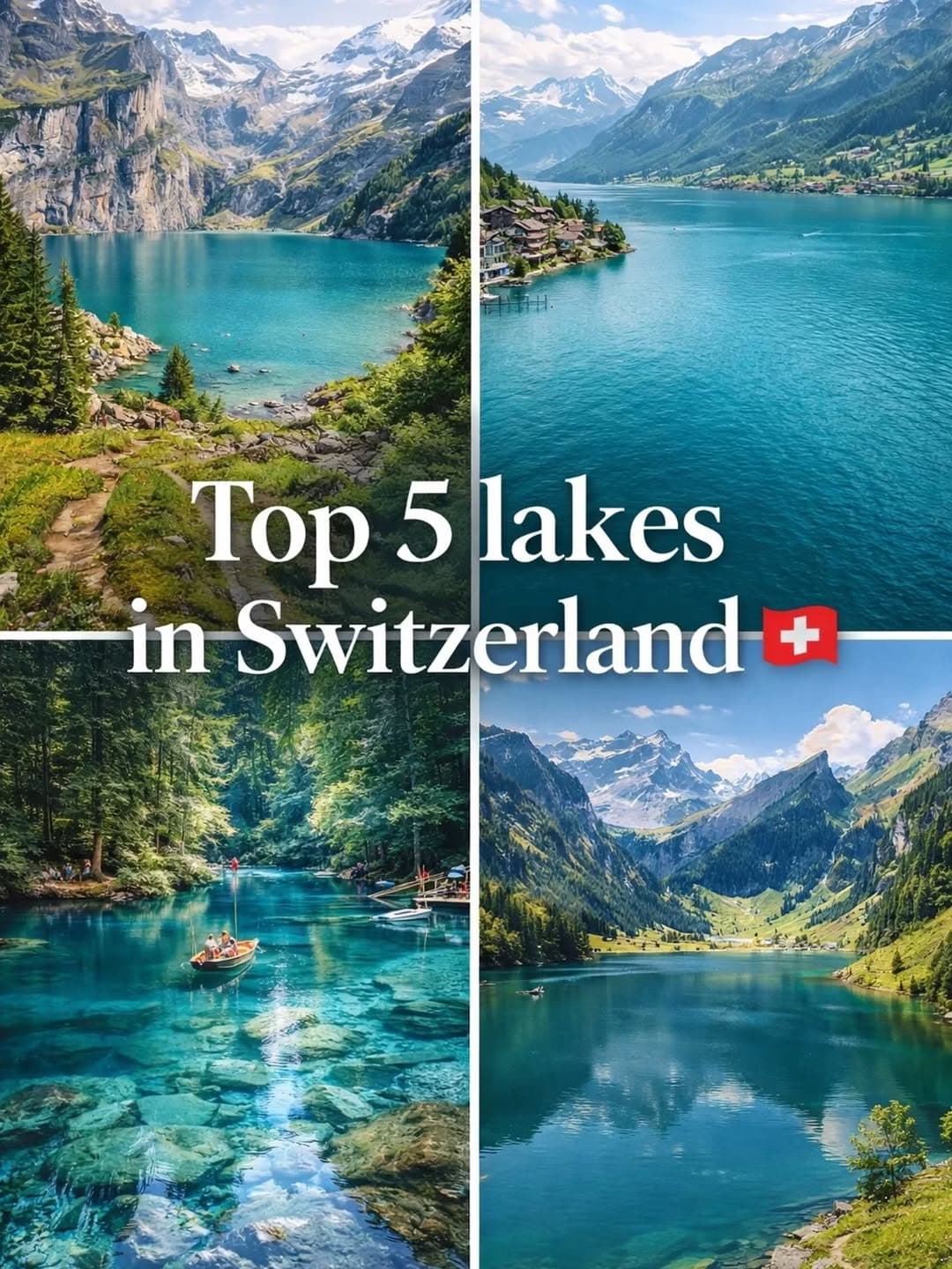 Five Swiss Lakes To Explore On Your Next Trip