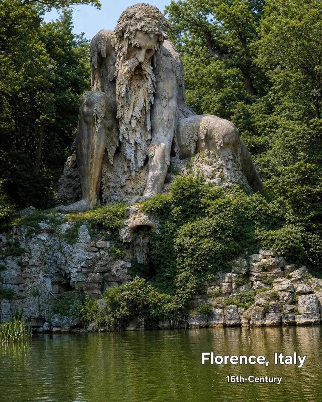 Apennine Colossus: A Renaissance Garden Marvel