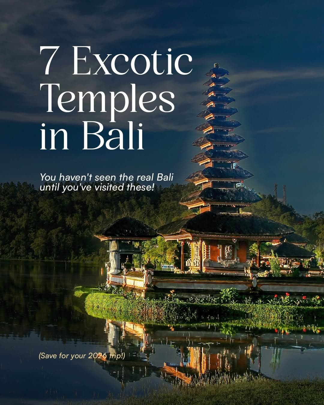 Explore Bali's Seven Spiritual and Cultural Temples