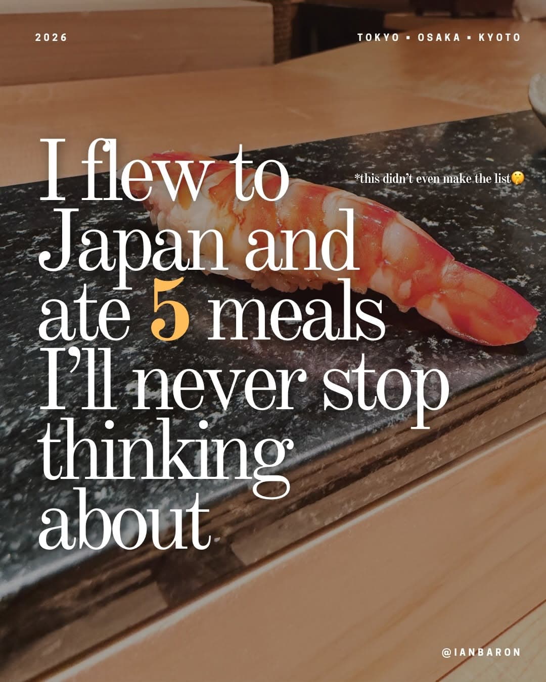 Japanese Food Gems in Tokyo, Osaka, and Kyoto