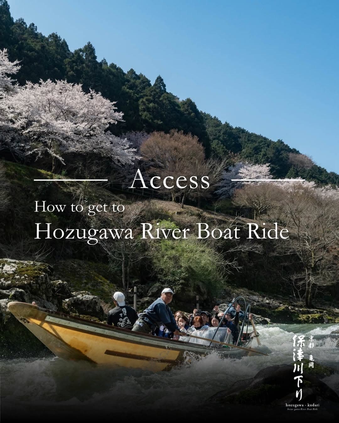 Arashiyama and Kyoto River Boat Ride Experience