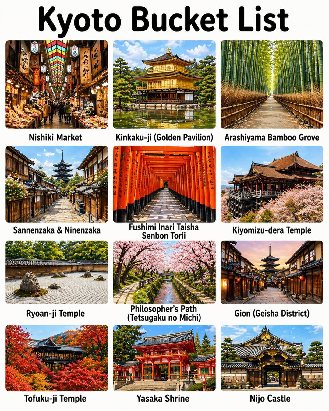 Kyoto's Top 12 Historic Sites and Cultural Experiences