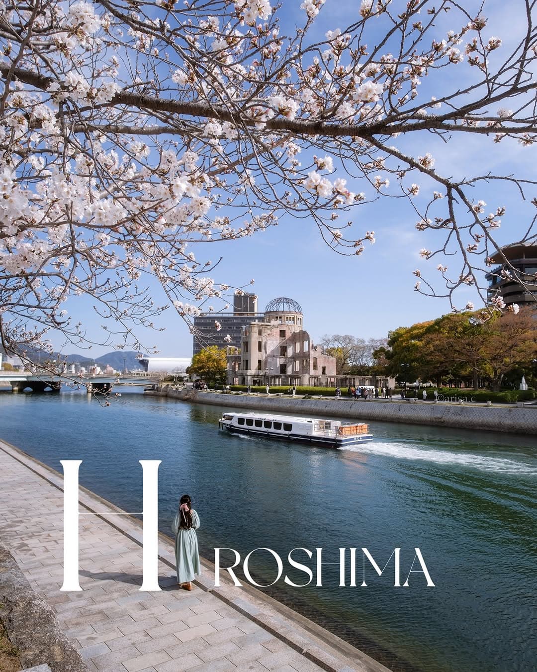 Peace Memorial Park and Hiroshima Castle