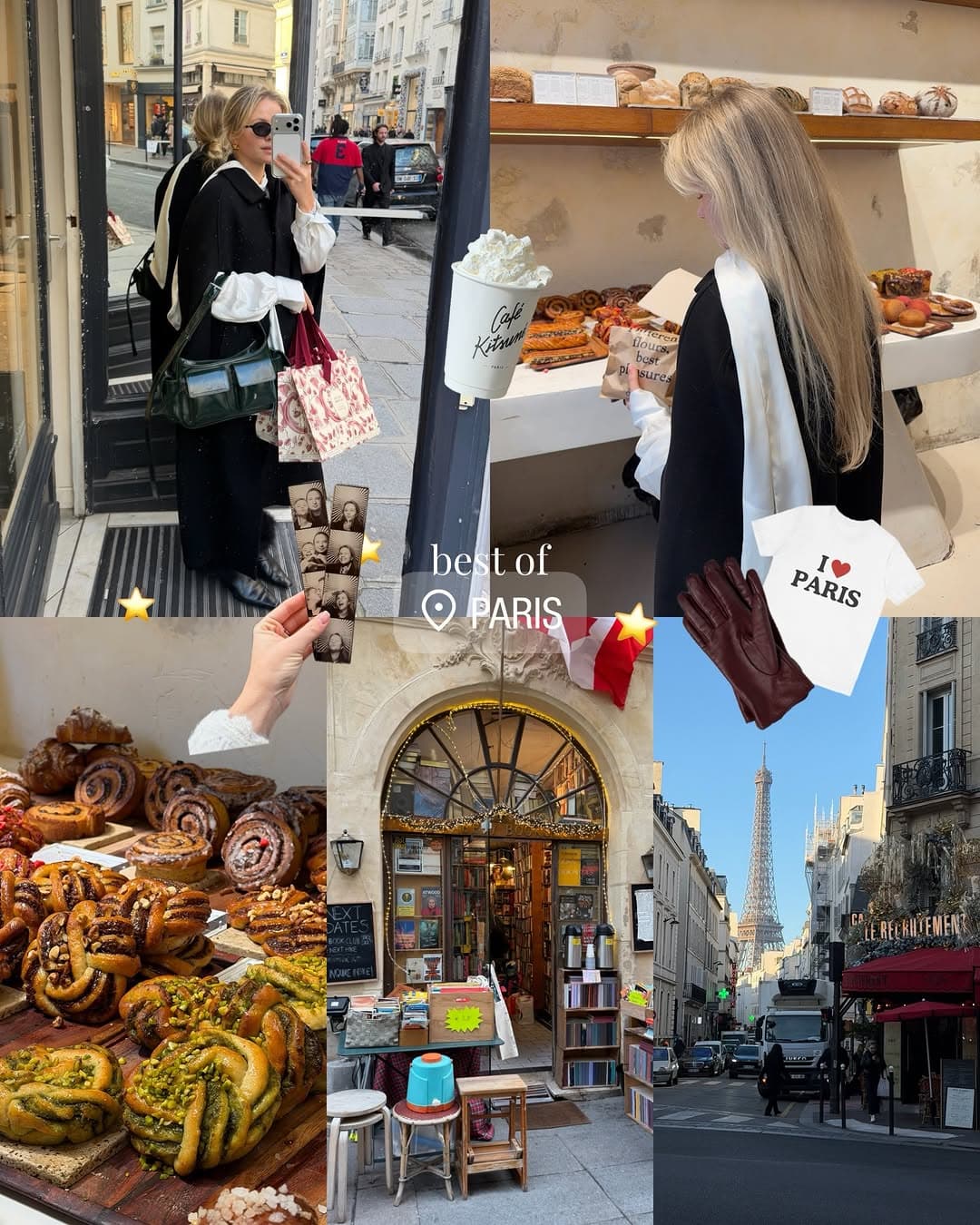 Parisian Landmarks, Shops, and Eateries