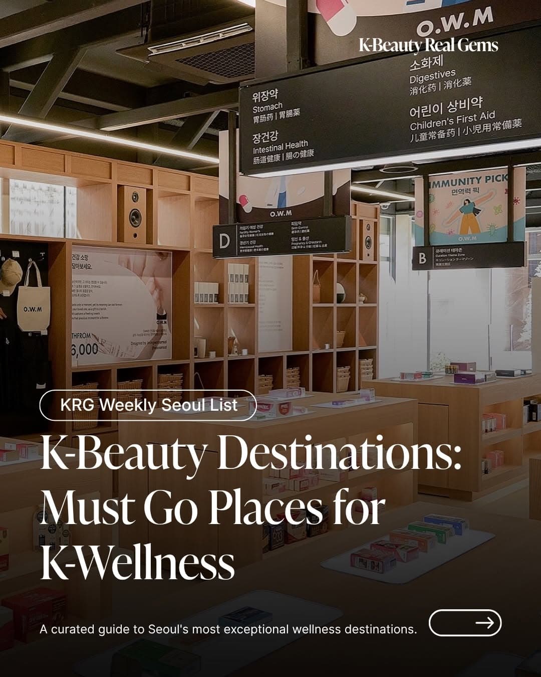 K-Wellness: Pharmacies, Luxury Groceries, and Longevity