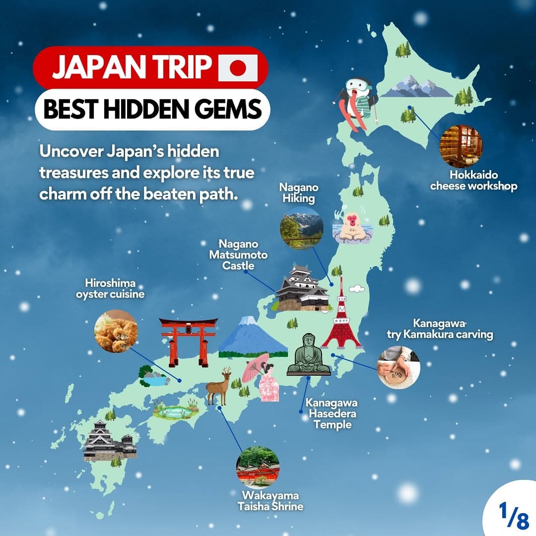 Explore Japan's Diverse Natural and Cultural Sites
