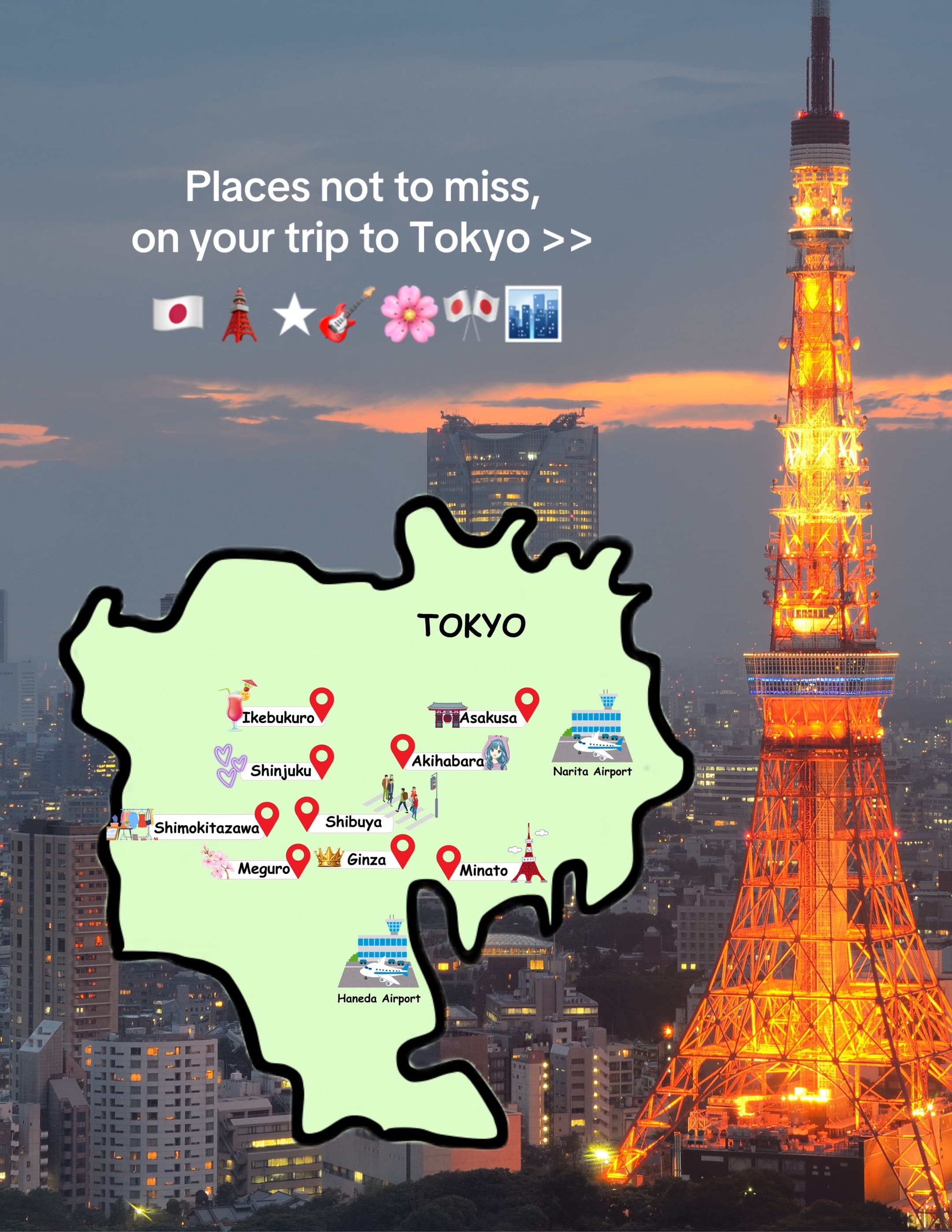 Tokyo Tower and Omoide Yokocho Must-See Spots