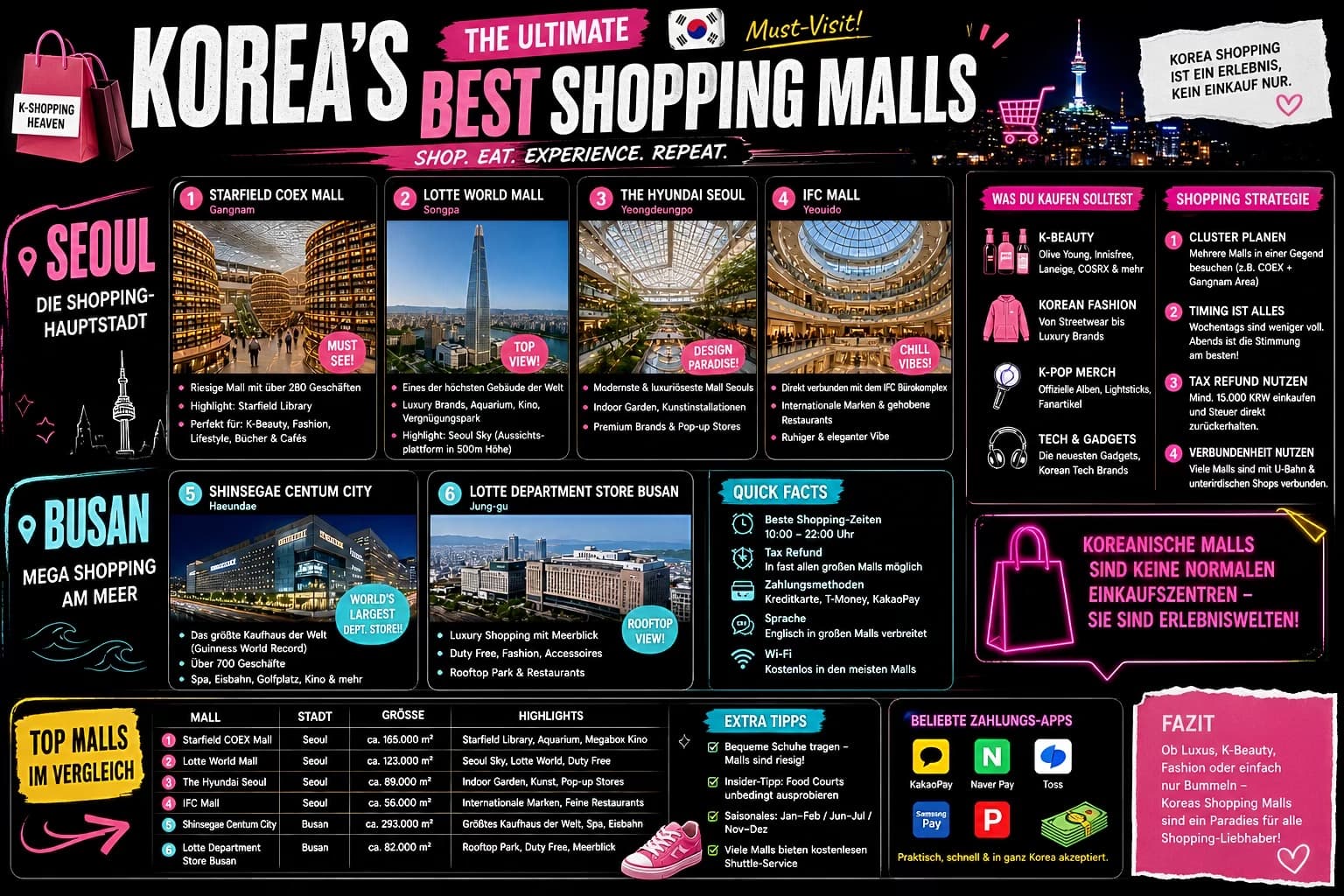 South Korea's Premier Shopping Destinations