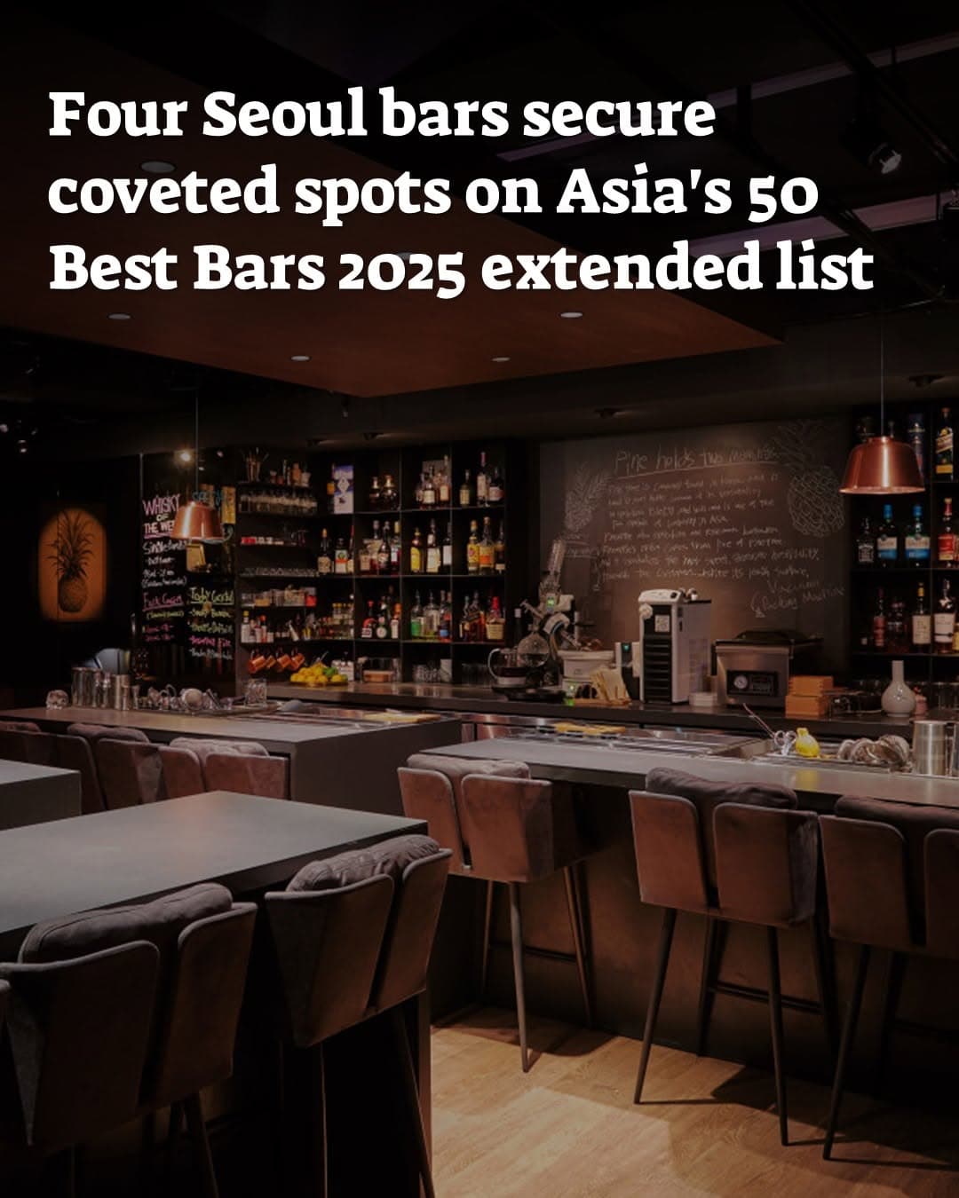 Seoul Bars Named Among Asia's 50 Best