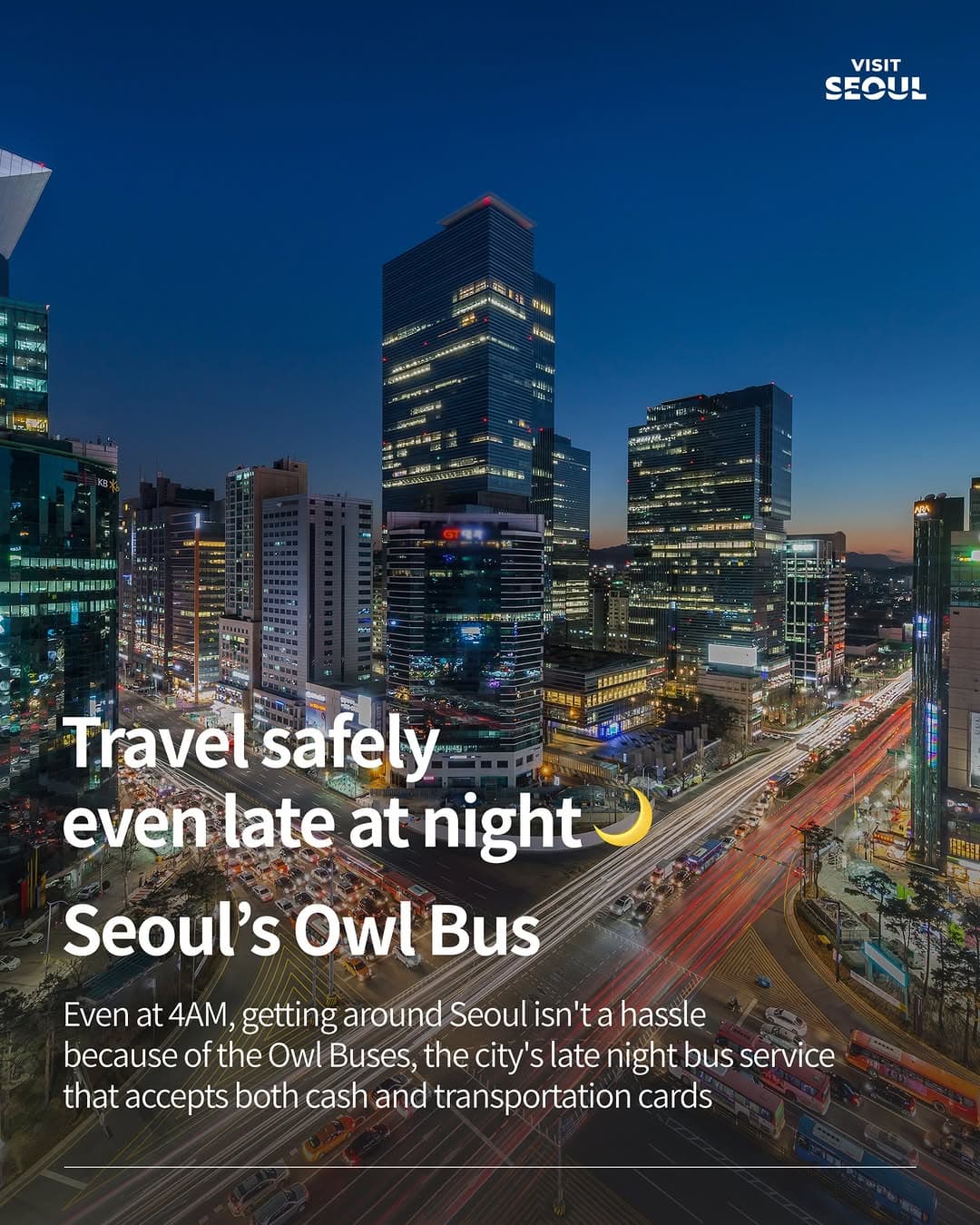 Late-Night Owl Bus Travel Around Seoul