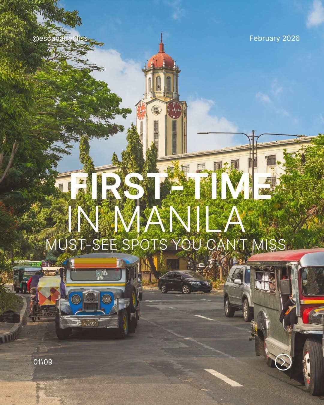 Manila's Historic Intramuros and Rizal Park Day Trip