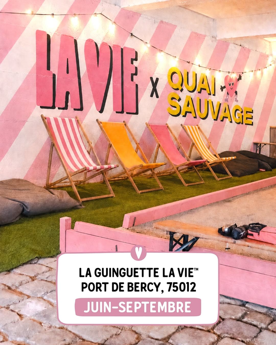 La Vie™️ Guinguette Opens on the Seine Quays