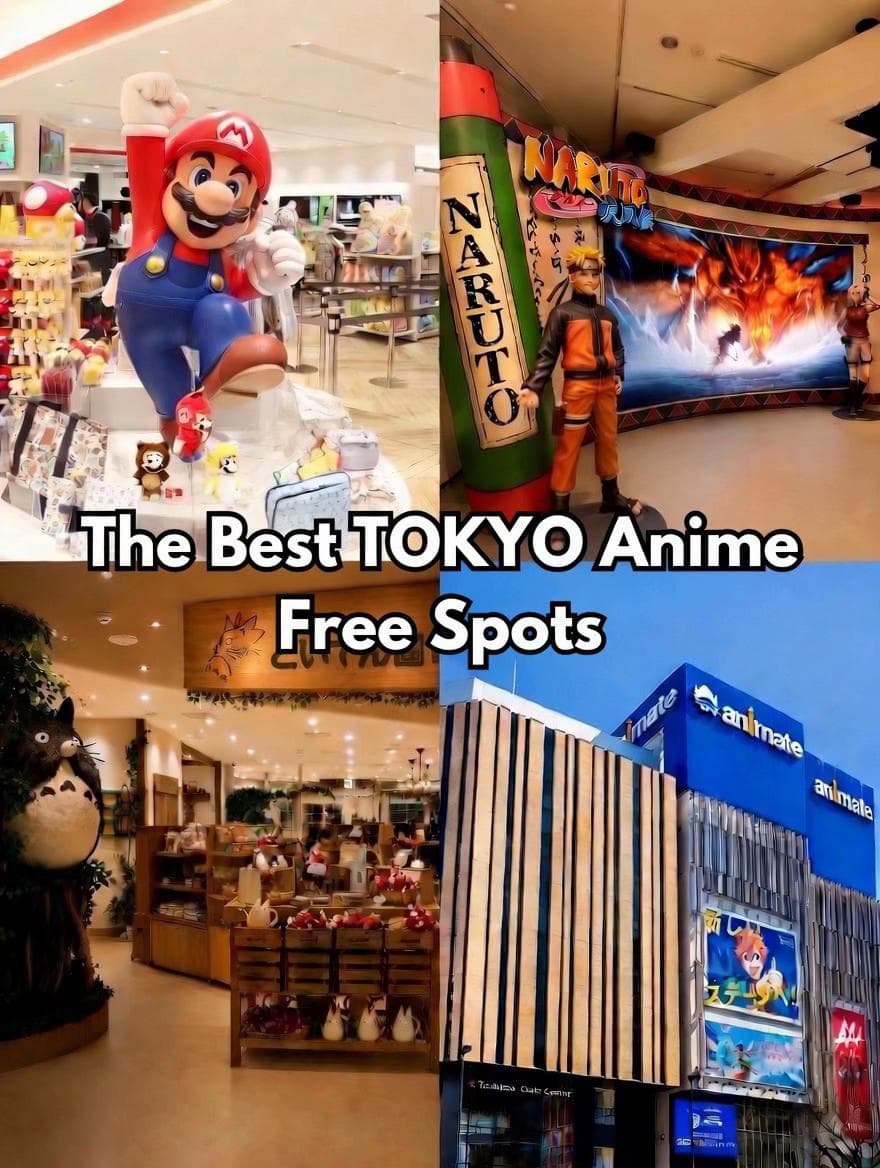 Must-Visit Anime and Nintendo Spots in Tokyo