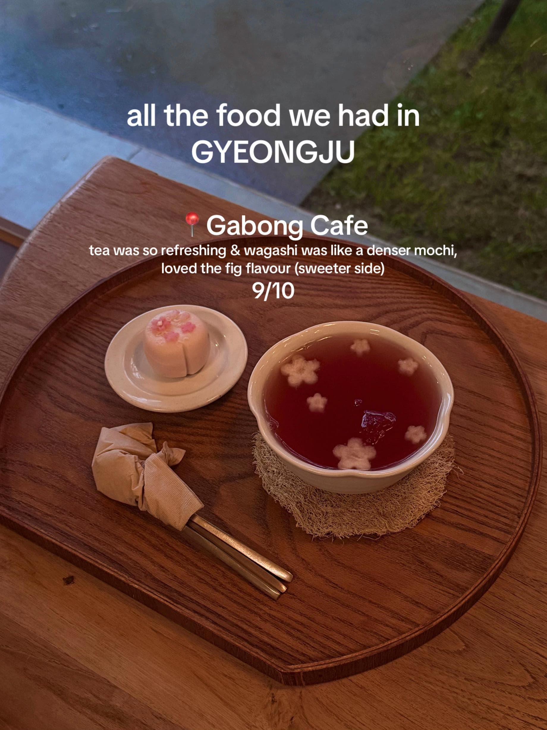 Gyeongju Cafes, Restaurants, and Street Food