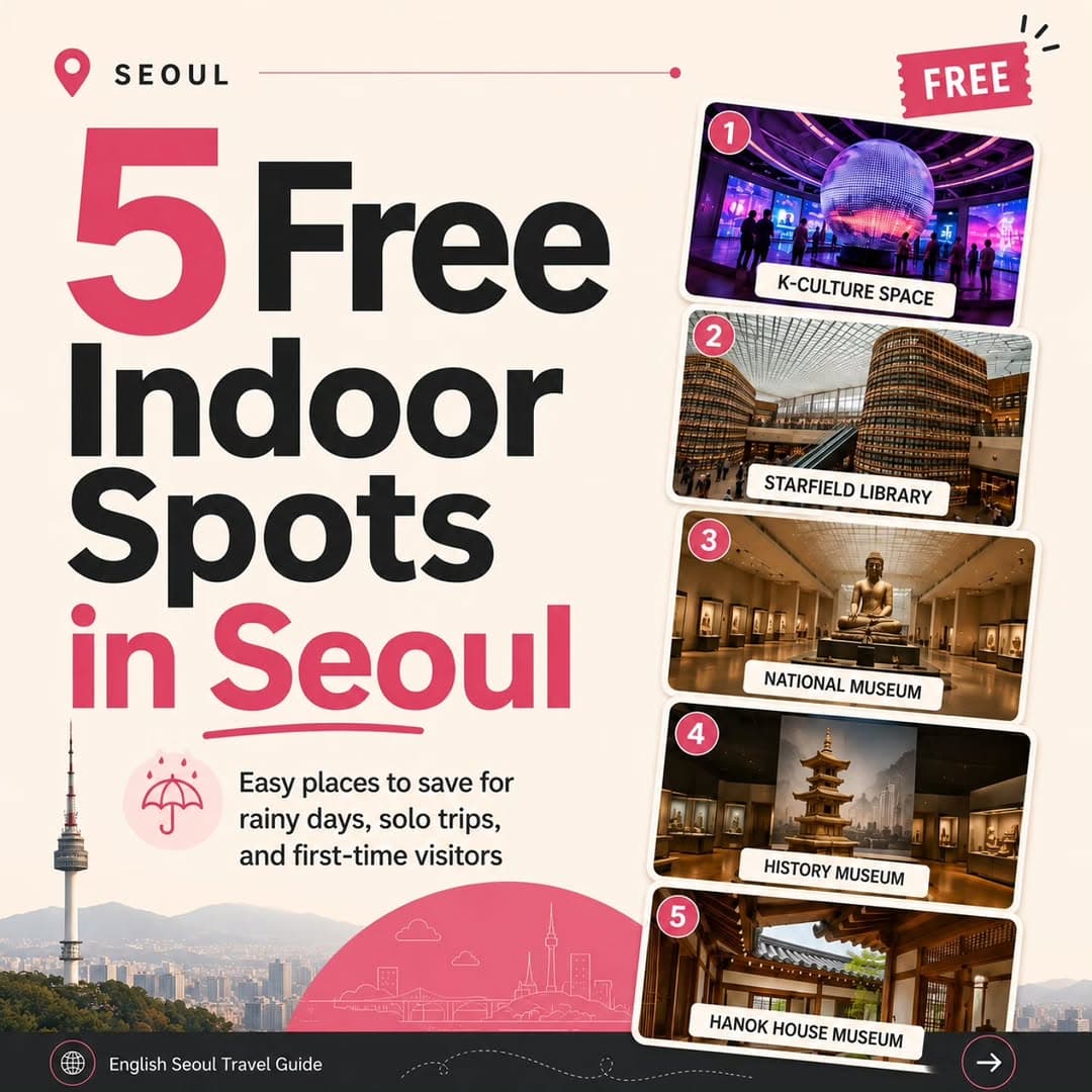Five Free Seoul Indoor Spots For Travelers