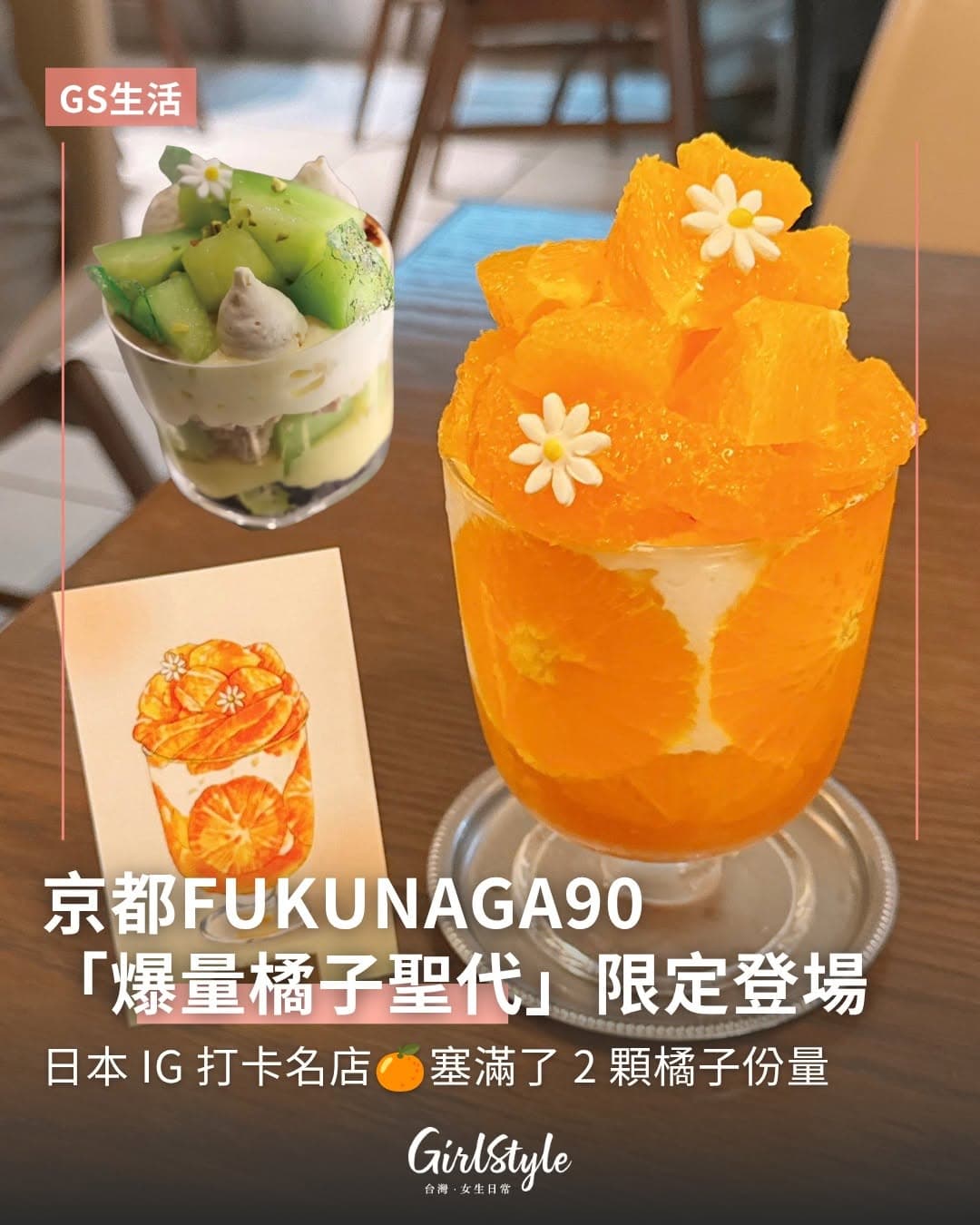 Kyoto Station FUKUNAGA 901 Orange Parfait